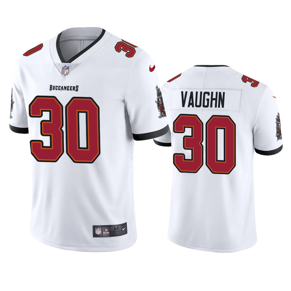 Tampa Bay Buccaneers Men Nike NFL #30 Vaughn White Vapor Limited Jersey